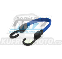 Popruh elastický s plastovými háky - barva modrá