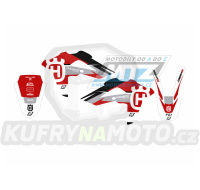 Polepy na motocykl (sada polepů Dream5) Husqvarna CR125+WR125 / 09-13 + TC250+TC310 + TE250+TE310 / 08-13 + TC450+TC510 + TE450+TE510 / 08-10 - typ polepů Dream5