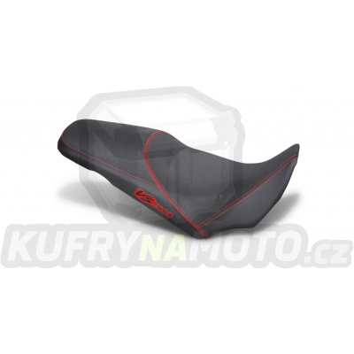 Komfortní sedlo SHAD SHS0V1409H vyhřívané černé, červené švy