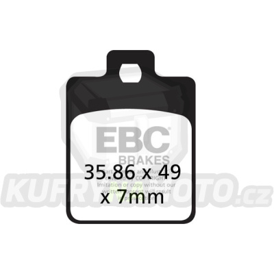 Brzdové destičky EBC SFA260
