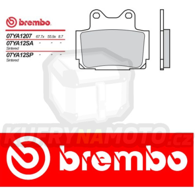 Brzdové destičky Brembo YAMAHA FZR R 250 r.v. Od 89 -  SP směs Zadní