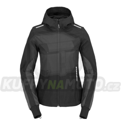 bunda HOODIE ARMOR LIGHT LADY 2023, SPIDI, dámská (černá)