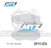 Destičky brzdové DP111-STA - směs Standard