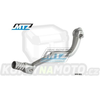 Řadička (řadicí páka) Husqvarna CR125+WR125 / 96-13 + WRE125+SMS125 + TC250+TE250+TE310+TC450+TE450+TC510+TE510 / 02-13 - stříbrná