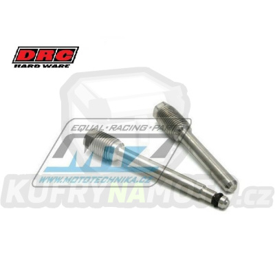 Sada nerezových čepů brzdiče Nissin - DRC Stainless Brake Pin Set - DRC D58-33-202 - 2 ks - Honda CR125R+CR250R/ 02-07 + CRF250R/ 04-18 + CRF450R/ 02-18 + CRF450RX/ 17-18 + CRF450L/ 19-20 + CRF250X/ 04-17 + CRF450X/ 05-17 + CRF250F/ 19-21 + Suzuki RM