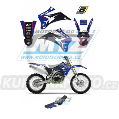 Polepy s potahem sedla (sada polepů a potah sedla Dream) - Yamaha YZF250+YZF450 / 06-09 - typ polepů Dream4