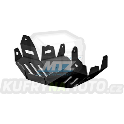 Kryt pod motor hliníkový Dual Sport - Kawasaki KLE650 Versys / 15-21 - barva černá