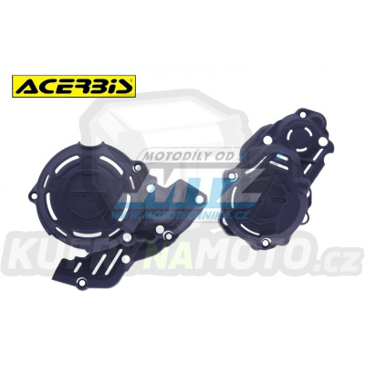 Kryty spojkového víka a víka zapalování Acerbis - KTM 250EXCF+350EXCF / 24-25 + Husqvarna FE250+FE350 / 24-25 + Gas-Gas ECF250+ECF350 / 24-25 - barva modrá
