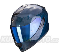 Moto přilba SCORPION EXO-1400 EVO CARBON AIR modrá