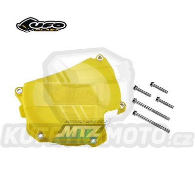 Kryt spojkového víka UFO Suzuki RMZ450 / 11-24 - žlutý