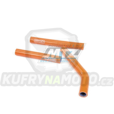Hadice chladiče KTM 125SX / 07-15 + 150SX / 07-15 + Husqvarna TC125 / 14-15 - oranžové (sada 3ks)