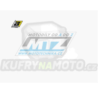 Polepy číslových tabulek (vystřižené) - Honda CR125+CR250 / 00-01 - barva bílá