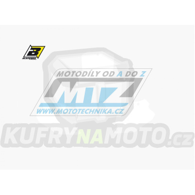 Polepy číslových tabulek (vystřižené) - Honda CR125+CR250 / 00-01 - barva bílá
