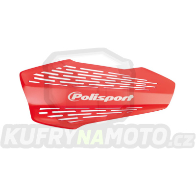 Chrániče páček POLISPORT MX FORCE s univerzální montážní sadou na řidítka Red CR04