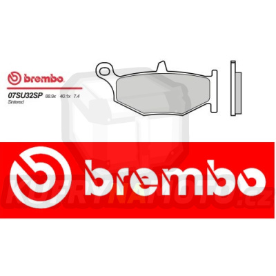 Brzdové destičky Brembo SUZUKI B-KING 1340 r.v. Od 08 -  SP směs Zadní