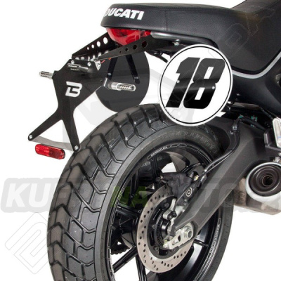 SKLOPNÝ DRŽÁK SPZ STREET Barracuda Ducati Scrambler 800 2015 - 2017