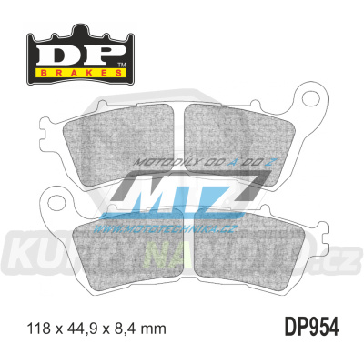 Destičky brzdové DP954 - DP BRAKES směs Premium Sinter OEM