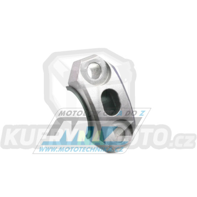 Klema brzdové pumpy + klema spojkové pumpy + klema objímky ZETA Rotating Bar Clamp - univerzální otočná - ZETA ZE40-9111 - titanová