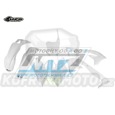 Sada plastů Kawasaki KXF450 / 16-17 - barva bílá