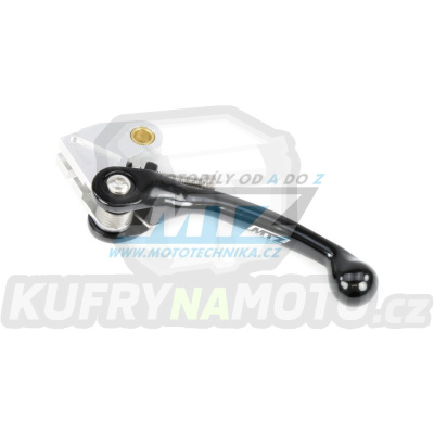 Páčka spojky FLEX (výklopná) - Kawasaki KX65+KX80+KX85 + KX125+KX250+KX500 + KXF250 + Suzuki RMZ250+RMZ450+RMX450Z - barva černá