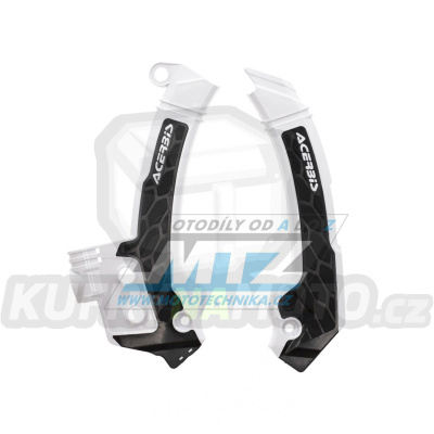 Kryty rámu Husqvarna TC125+TC250 + FC250+FC350+FC450 / 23-24 + TE+FE / 24 - barva bílo-černá