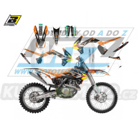 Polepy na motocykl (sada polepů Graphics) KTM EXC / 14-16 + SX+SXF / 13-15 - typ polepů Replica KTM Trophy