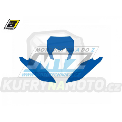 Polepy číslových tabulek (vystřižené) - Sherco SE-R+SEF-R / 13-16 - barva modrá