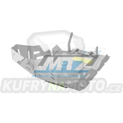 Kryt pod motor hliníkový Dual Sport - Aprilia Tuareg 660 / 22-24 - barva stříbrná (Ice Polished)