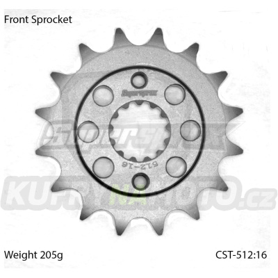 Řetězové kolečko SUPERSPROX CST-512:16 16 zubů, 520