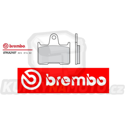 Brzdové destičky Brembo MZ MUZ SFX, ST 1000 r.v. Od 07 -  Originál směs Zadní