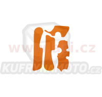 gumové protektory rámu KTM, VIBRAM (sada, oranžová)