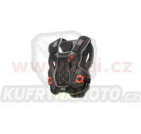 chránič hrudi BIONIC ACTION, ALPINESTARS (černá/červená) 2024