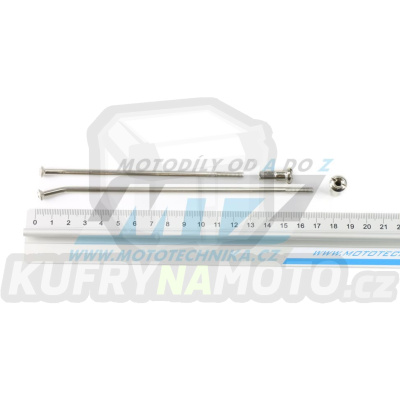Drát/Špice nerezové do kola + Niple 17&quot; - Suzuki DR650 / 90-95