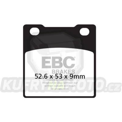 Brzdové destičky EBC FA063HH