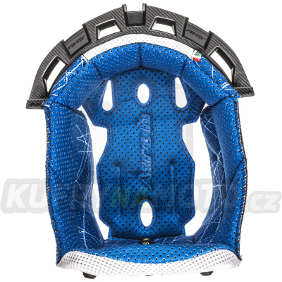 klobouk interiéru pro přilby AVIATOR 2.3, AIROH (modrá/bílá)