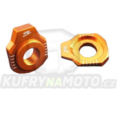 Dorazy osy zadního kola ZETA ZE93-5427 - KTM 85SX / 03-14 + SX+SXF / 03-12 + EXC+EXCF / 00-23 + Husaberg FE+FC+FS+TE / 04-13 + Husqvarna FE+FC+TE+TC - oranž