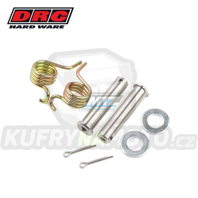 Sada čepů + pružin stupaček DRC FOOT PEG SPRING PIN SET - DRC D48-01-101 - Honda CRF150R / 07-23 + CRF250L+CRF250M / 12-20 + CRF300L + CRF250 Rally+CRF300 Rally + CRF1000L Africa Twin / 18-19 + CRF1100L Africa Twin / 20-24