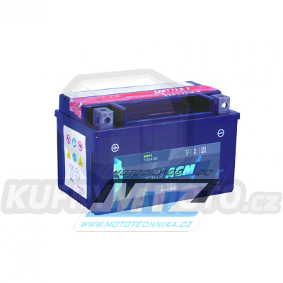 Baterie (akumulátor motocyklový) YTX7A-BS (12V-6Ah)