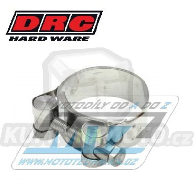 Klema výfuku Nerez - DRC STAINLESS EXHAUST CLAMP - DRC D31-32-400 - pro průměr 40-43mm