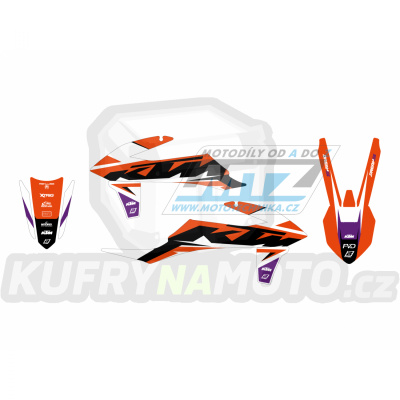 Polepy na motocykl (sada polepů Dream5) KTM EXC / 20-23 + SX+SXF / 19-22 - typ polepů Dream5