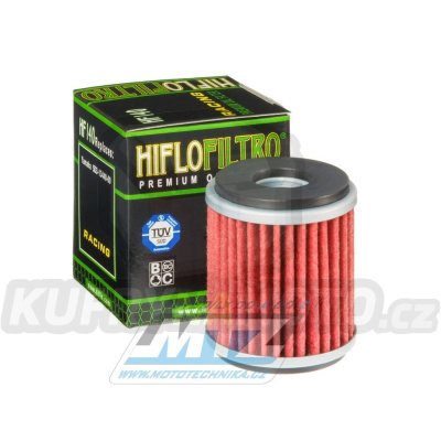 Filtr olejový HF140 (HifloFiltro) - Yamaha YZF250+YZF450+WRF250+WRF450 + WR250+WR250X+MT125+YBR250+XT250+YZF-R125 + YFZ450R+YFZ450X+YFM250R Raptor + Gas-Gas EC300F + Husqvarna SM125 + Fantic