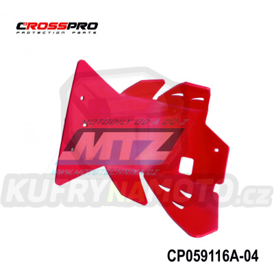 Kryt pod motor plastový DTC Engine Guard - BETA RR250 + RR300 (2takt) / 13-17 (barva červená)