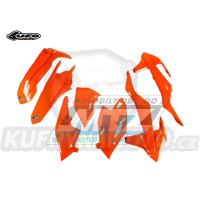 Sada plastů KTM 125EXC+250EXC+300EXC + 250EXCF+350EXCF+450EXC+500EXC / 17 - barva FLUO oranžová (barva neon oranžová)