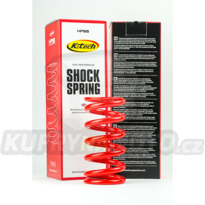 Pružina zadního tlumiče K-TECH 5260-155-150 150N červená