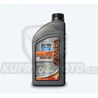 Motorový olej Bel-Ray V-TWIN SEMI SYNTHETIC 20W-50 955 ml
