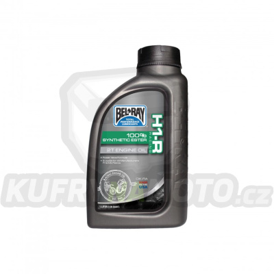 Motorový olej Bel-Ray H1-R RACING 100% SYNTHETIC ESTER 2T 1 l
