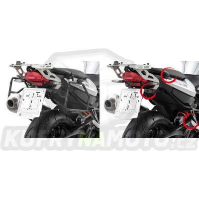 Kit pro montážní sada – nosič kufru bočních Givi BMW F 800 R 2015 – 2017 G778- PLR 5118KIT