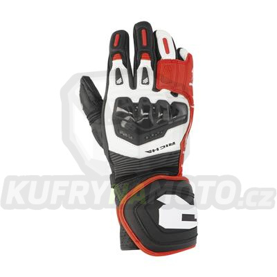 Moto rukavice RICHA STRADALE červeno/bílo/černé