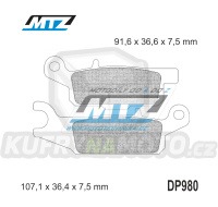 Destičky brzdové DP980-FM - MTZ směs Offroad Profi