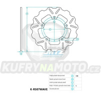 Kotouč brzdový MTZ - KTM 50SX / 04-13
